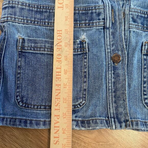 Vintage Jones Sport Stretch Denim Jean Jacket Med Wash Women's Size Medium - Picture 7 of 8